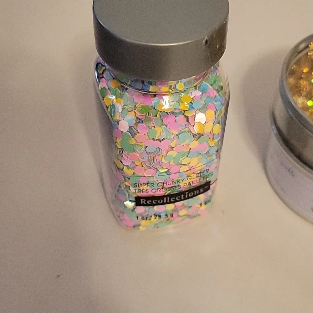 Chunky Glitter Shapes